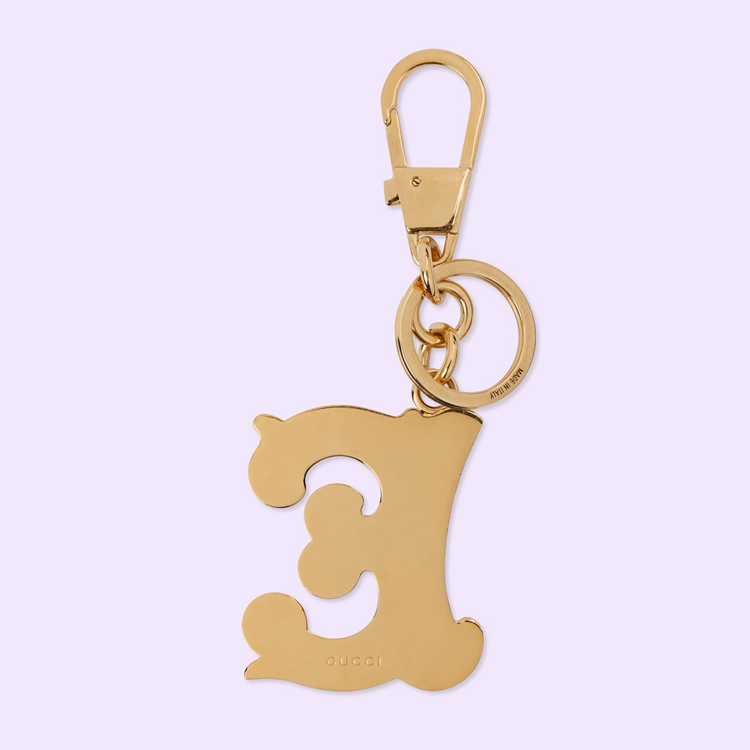 727969.JCFUG.8555.002.100.0000.Light Letter E Plexiglas keychain